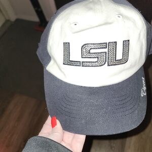 LSU Black And White Baseball Cap
